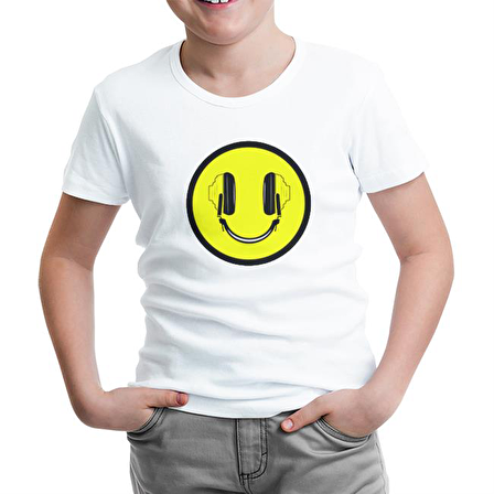 DJ Smile Beyaz Çocuk Tshirt