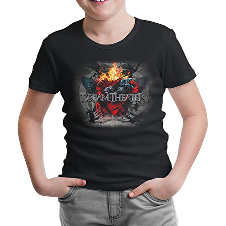 Dream Theater - Fire Wings Siyah Çocuk Tshirt