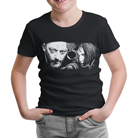Leon - Professional Siyah Çocuk Tshirt