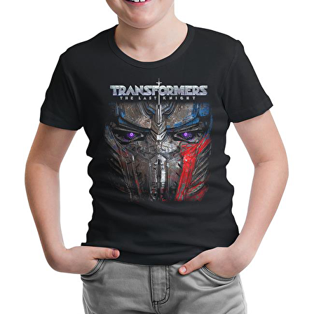 Transformers 5 - The Last Knight Siyah Çocuk Tshirt