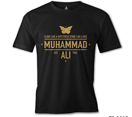 Muhammad Ali - Est. 1942 Siyah Erkek Tshirt