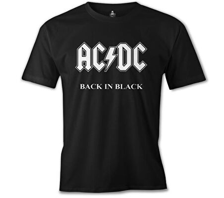 AC DC - Back in Black 2 Siyah Erkek Tshirt