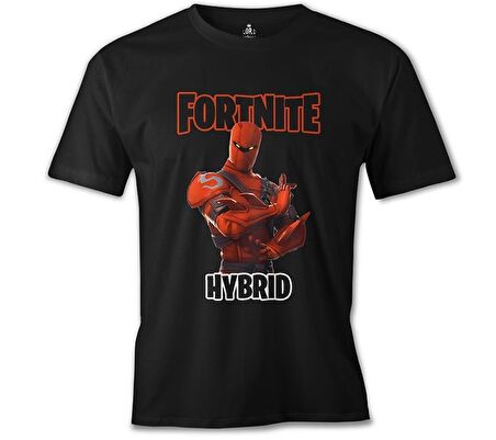 Fortnite - Hybrid Siyah Erkek Tshirt