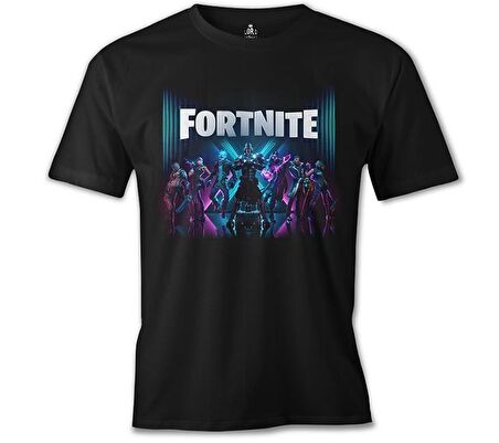 Fortnite - Season X Siyah Erkek Tshirt