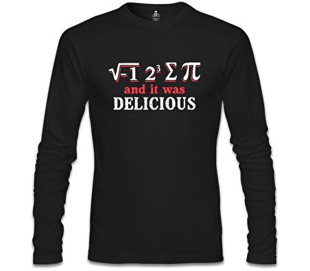 I Ate Some Pi Siyah Erkek Sweatshirt