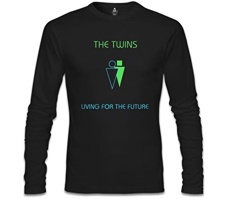 The Twins - Living for the Future Siyah Erkek Sweatshirt