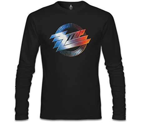 ZZ Top - Logo Siyah Erkek Sweatshirt