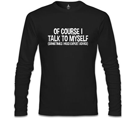 Expert Advice Siyah Erkek Sweatshirt