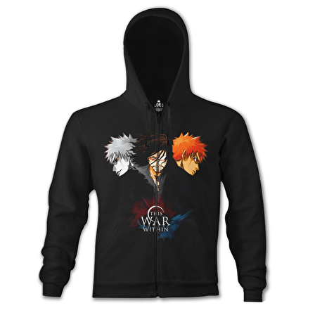 Bleach - This War Within Siyah Erkek Kapşonlu