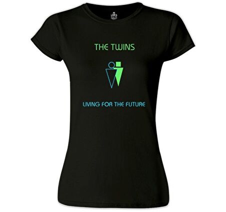 The Twins - Living for the Future Siyah Bayan Tshirt