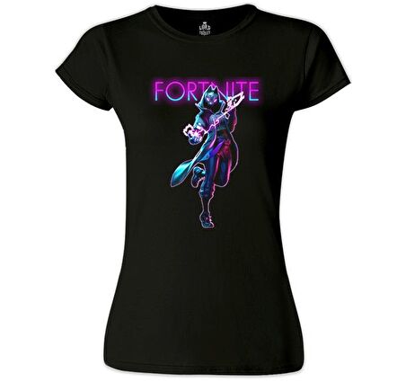 Fortnite - Deriva Siyah Bayan Tshirt