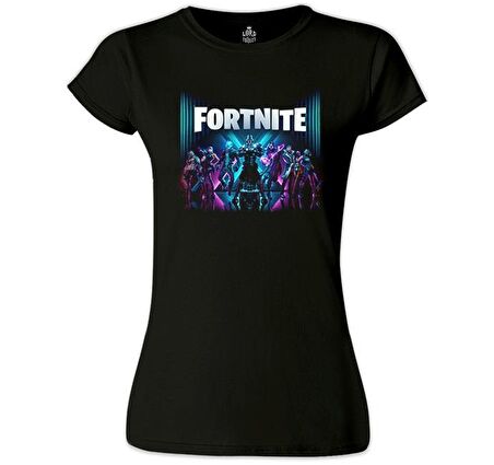 Fortnite - Season X Siyah Bayan Tshirt