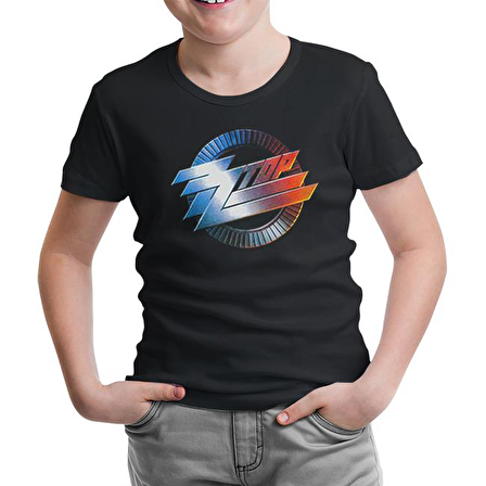 ZZ Top - Logo Siyah Çocuk Tshirt