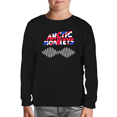 Arctic Monkeys Siyah Çocuk Sweatshirt