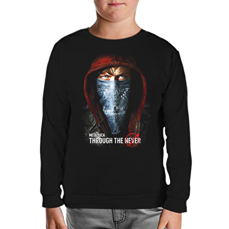 Metallica - Through The Never Siyah Çocuk Sweatshirt