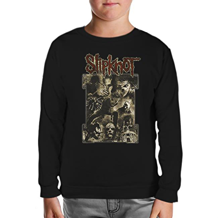 Slipknot Siyah Çocuk Sweatshirt