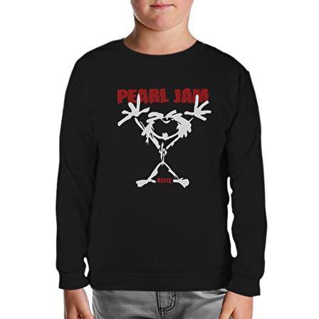 Pearl Jam - Alive Siyah Çocuk Sweatshirt