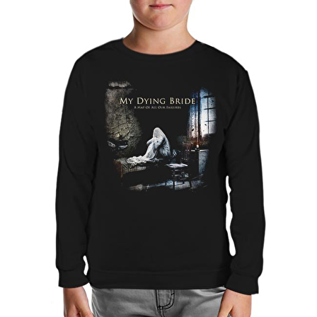 My Dying Bride - The Map Siyah Çocuk Sweatshirt