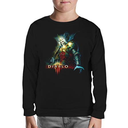 Diablo Siyah Çocuk Sweatshirt