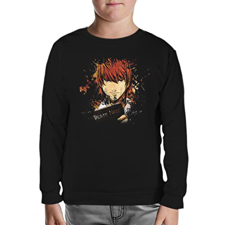 Death Note - The Book Siyah Çocuk Sweatshirt