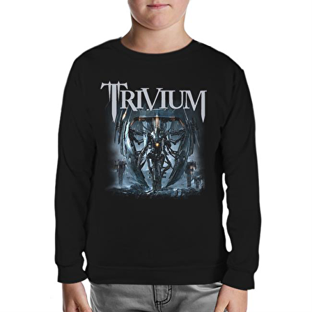 Trivium - Vengeance Falls Siyah Çocuk Sweatshirt