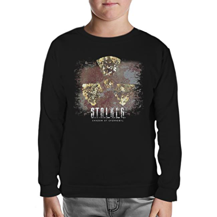 Stalker Siyah Çocuk Sweatshirt