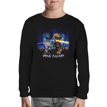 Pink Floyd - Above the Light Siyah Çocuk Sweatshirt