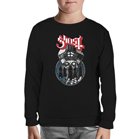 Ghost Siyah Çocuk Sweatshirt