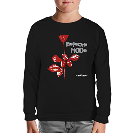 Depeche Mode - Violator Siyah Çocuk Sweatshirt
