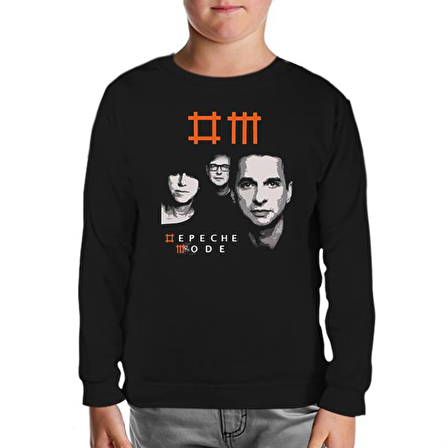 Depeche Mode Siyah Çocuk Sweatshirt