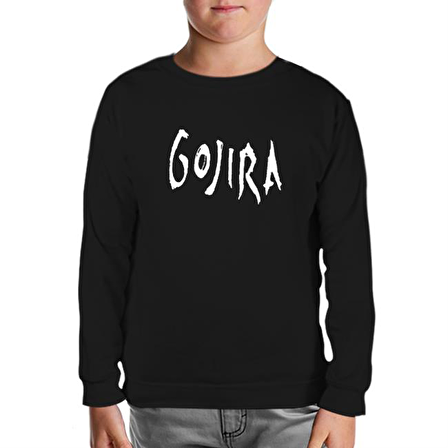 Gojira - Logo Siyah Çocuk Sweatshirt