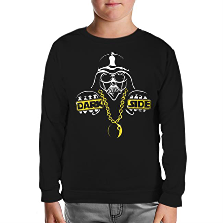 Dark Side Siyah Çocuk Sweatshirt