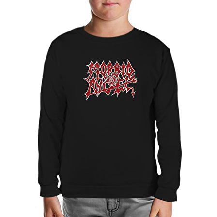 Morbid Angel - Logo Siyah Çocuk Sweatshirt