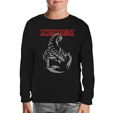 Scorpions - Scorpion Siyah Çocuk Sweatshirt