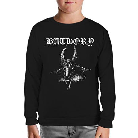 Bathory Siyah Çocuk Sweatshirt
