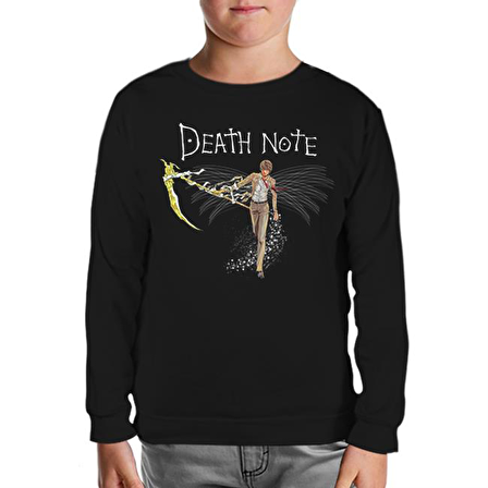 Death Note Siyah Çocuk Sweatshirt