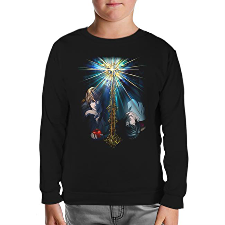 Death Note - 2 Siyah Çocuk Sweatshirt