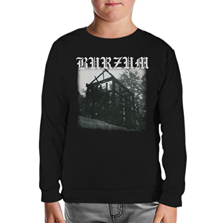 Burzum - Aske Siyah Çocuk Sweatshirt