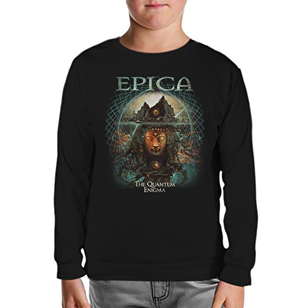 Epica - The Quantum Enigma Siyah Çocuk Sweatshirt
