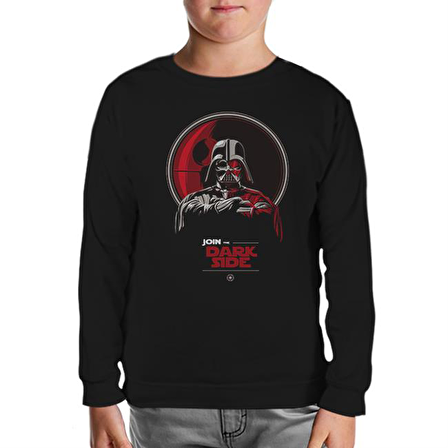 Star Wars - Join the Dark Side Siyah Çocuk Sweatshirt