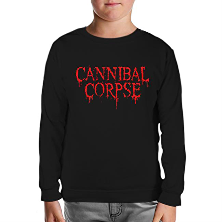 Cannibal Corpse Siyah Çocuk Sweatshirt
