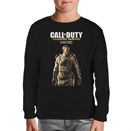 Call of Duty - Advanced Warfare Havoc Siyah Çocuk Sweatshirt
