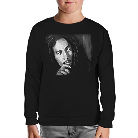 Bob Marley - Could Siyah Çocuk Sweatshirt
