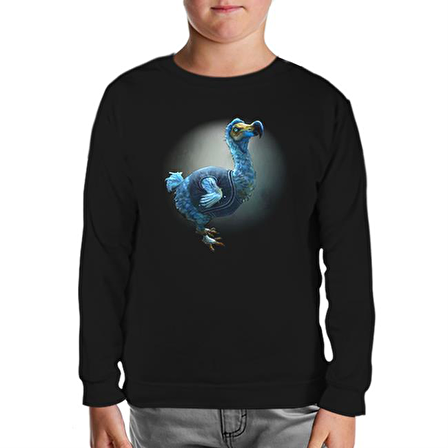 Dodo Siyah Çocuk Sweatshirt