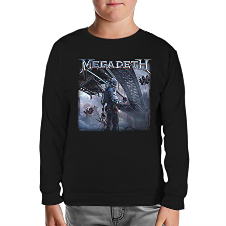 Megadeth - Dystopia Siyah Çocuk Sweatshirt