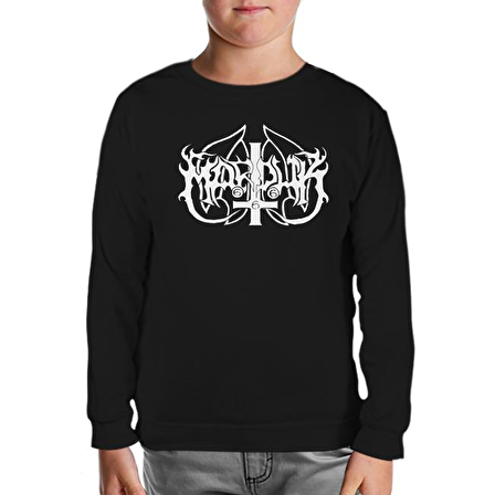 Marduk - Logo Siyah Çocuk Sweatshirt