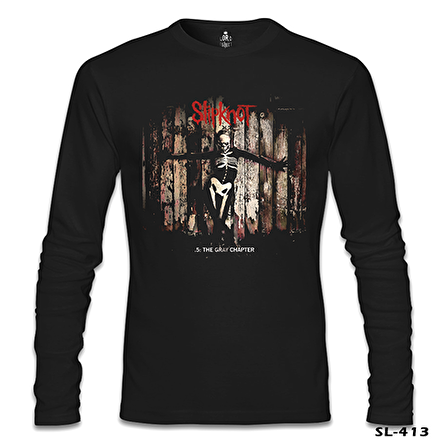 Slipknot - 5: The Gray Chapter Siyah Erkek Sweatshirt