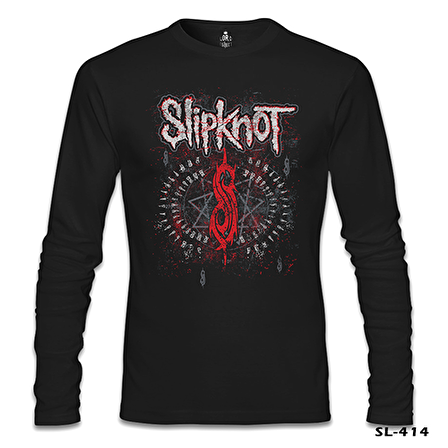 Slipknot - Logo Siyah Erkek Sweatshirt