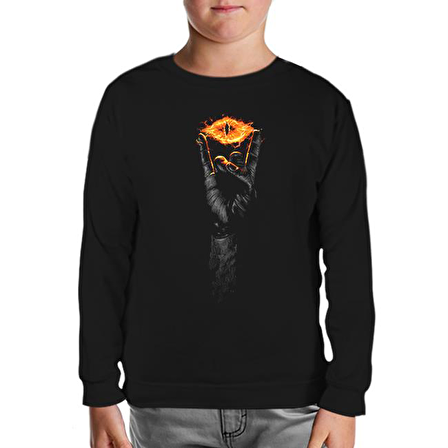 Lord of the Rock Siyah Çocuk Sweatshirt