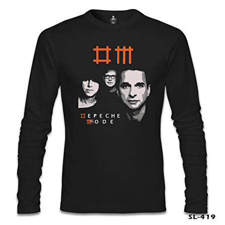 Depeche Mode Siyah Erkek Sweatshirt